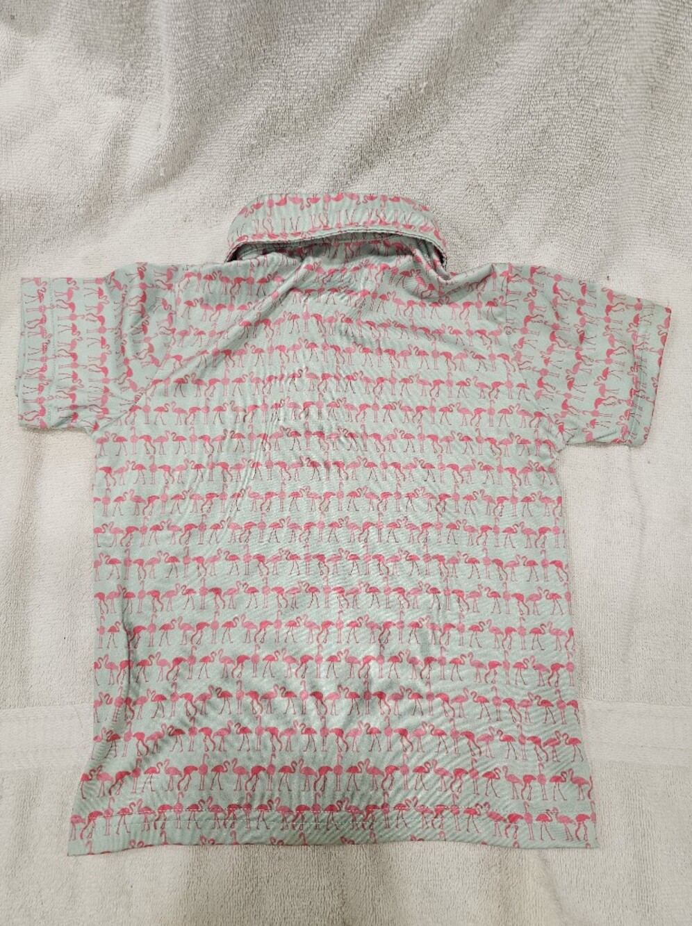 Kids Southern Lure Flamingo Polo Shirt 4Y - Picture 4 of 6